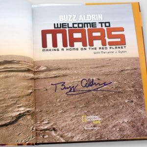 Buzz Aldrin Signed Welcome to Mars Book - Image 2