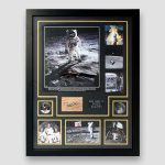 Lewis Hamilton Personally Signed and Mounted Framed Montage Display