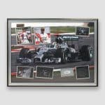 Lewis-Hamilton-Personally-Signed-&-Mounted-Framed-Montage-Display