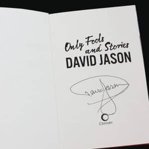 David Jason Signed 1st Edition Only Fools and Stories Book - Image 2