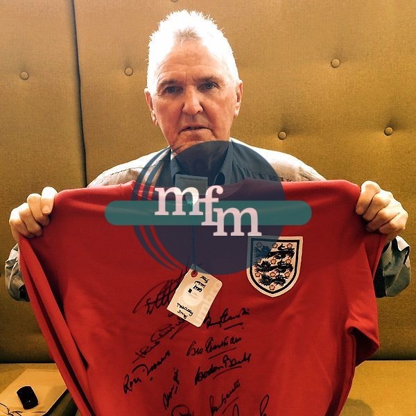 Very ‘RARE’ England 1966 World Cup Retro Shirt & Photo Display