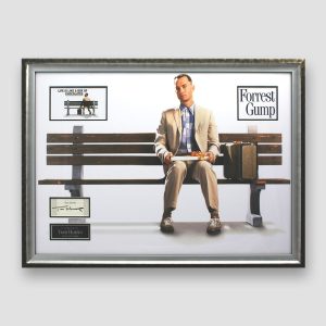 Forest Gump photo display personally signed by Tom Hanks