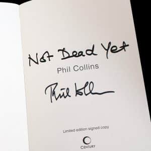 Phil Collins Book ‘Not dead yet’ personally signed by Phil Collins - Image 2