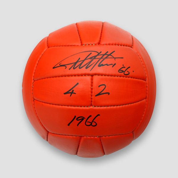 Size 5 Football Hand Signed by England’s Sir Geoff Hurst – 4-2