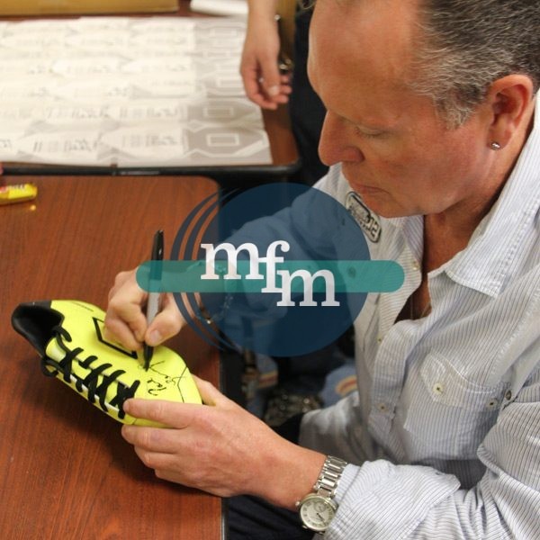 Paul ‘Gazza’ Gascoigne Signed and Framed Football Boot