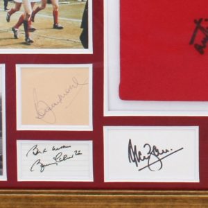Very ‘RARE’ England 1966 World Cup Retro Shirt & Photo Display - Image 3