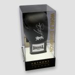 Tyson Fury Gypsy King Hand Signed Gold Everlast Boxing Glove In Light-Up Quality Display Case