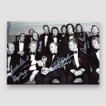 Autographed 1966 World Cup Squad Photo Print by 6 of the England Winning Team
