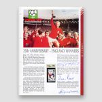 Autographed 1966 World Cup Squad Photo Print by 6 of the England Winning Team