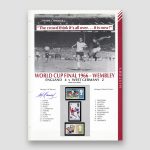 Autographed 1966 World Cup Squad Photo Print by 5 of the England Winning Team