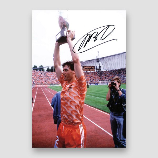 Marco Van Basten Signed Photo Print