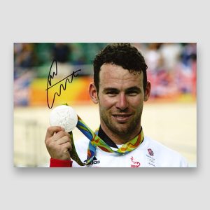 Mark Cavendish Signed Medal Winning Photo Print