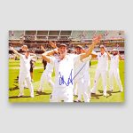 Graham Swann Celebrating With Team Mates Signed Photo Print