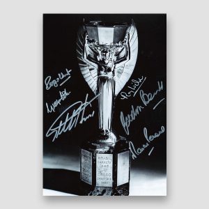 Autographed 1966 World Cup Photo Print by 6 of the England Winning Team