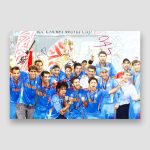 India World Cup 2011 Winners Celebration Signed Photo Print