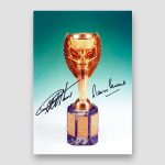 Autographed 1966 World Cup Photo Print by 5 of the England Winning Team