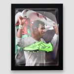 Gareth-bale-Signed-and-Framed-football-Boot
