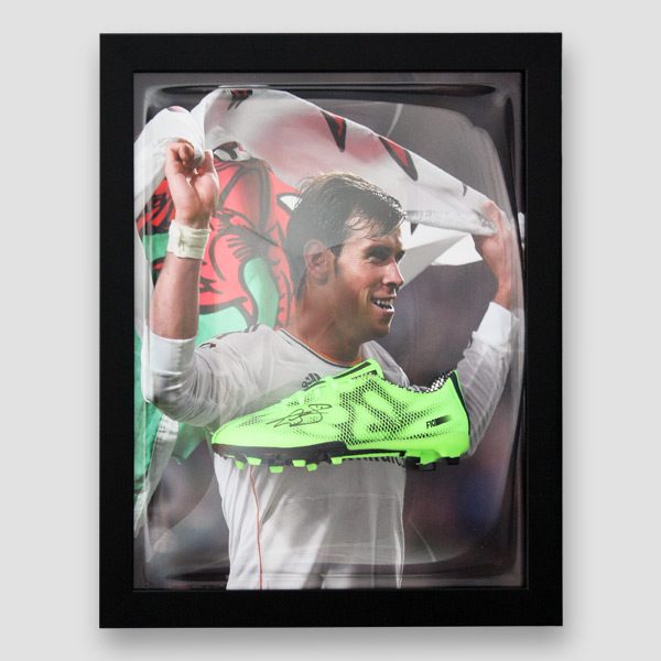 Gareth Bale Signed and Framed Football Boot – Wales/Real Madrid