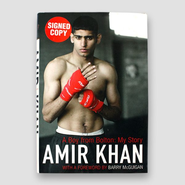 Amir Khan Signed Autobiography ‘A Boy From Bolton, My Story’