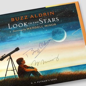 Buzz Aldrin Signed Autobiography 'Look To The Stars' - Image 2