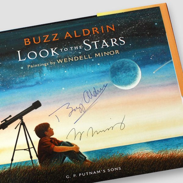 Buzz Aldrin Signed Autobiography ‘Look To The Stars’