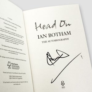 Ian Botham Signed Autobiography 'Head On' - Image 2