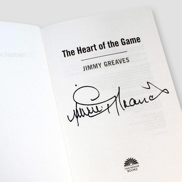 Jimmy Greaves Signed Autobiography ‘The Heart Of The Game’