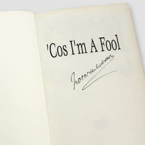 Norman Wisdom Signed Autobiography 'Cos I'm A Fool' - Image 2