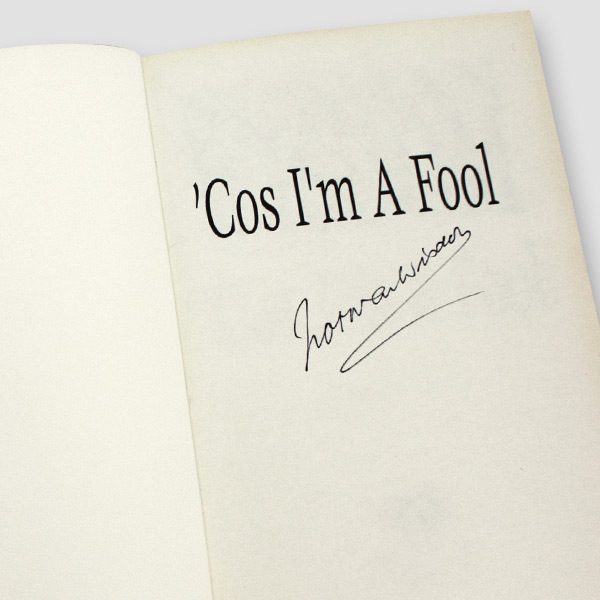 Norman Wisdom Signed Autobiography ‘Cos I’m A Fool’