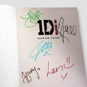One Direction Signed Autobiography 'Forever Young' - Image 2