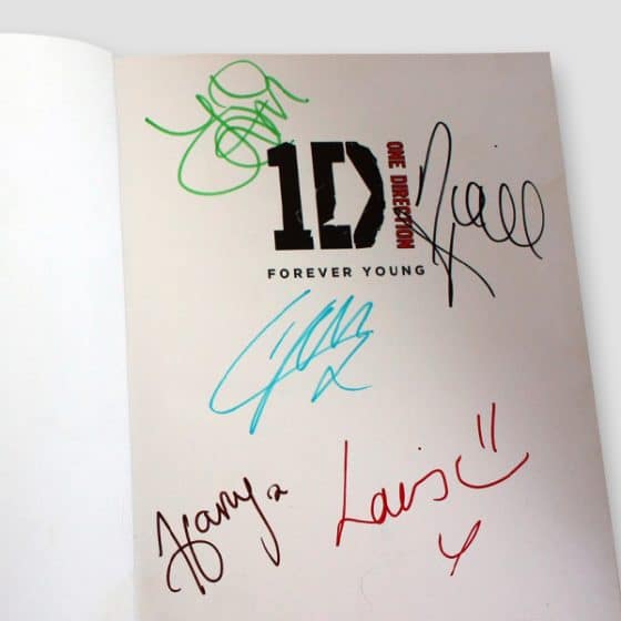 One Direction Signed Autobiography ‘Forever Young’ | MFM Sports ...