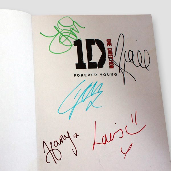 One Direction Signed Autobiography ‘Forever Young’