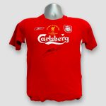 Liverpool FC Away Shirt from 2004/2005 Signed by Steven Gerrard