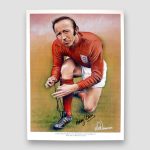 Nobby-Stiles-signed-sketched-print-World-Cup-66-winners