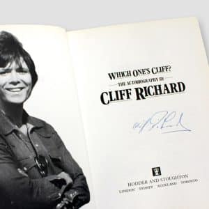 Sir Cliff Richard Signed Autobiography ‘Which One’s Cliff’ - Image 2