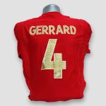 Liverpool FC shirt signed by Steven Gerrard