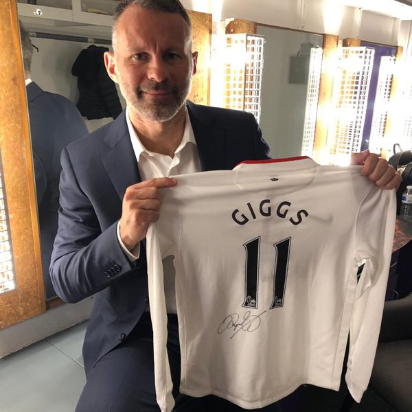 Ryan Giggs Signed Manchester United 2012/2013 Nike Away  Football Shirt