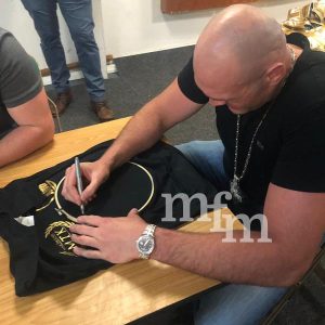 Tyson Fury Signed Gypsy King, Ring Walk Boxing Shirt, Professionally Framed - Image 3
