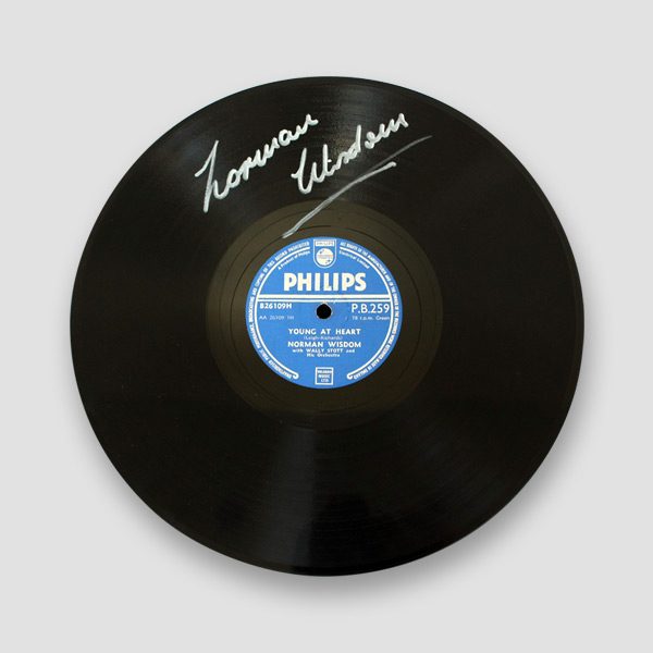 10″ Record ‘Young at Heart’ Signed by Norman Wisdom