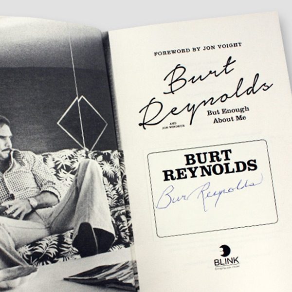 Burt Reynolds personally signed Autobiography ‘But enough about me’