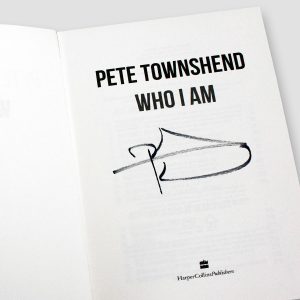 Pete Townshend Signed Book 'Who I am' - Image 2