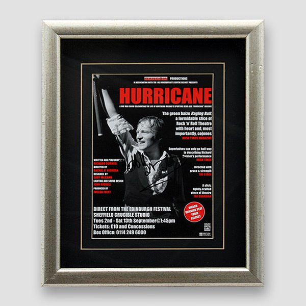 Alex Higgins ‘Hurricane Higgins’ Signed and Framed Picture
