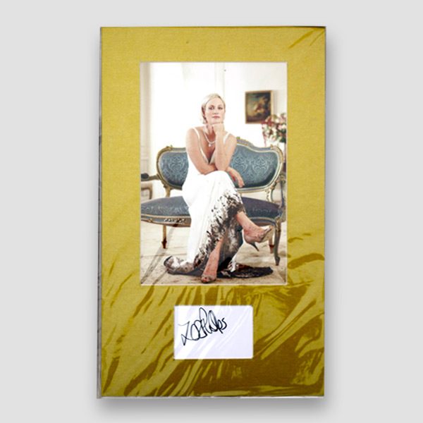 Zara Phillips Photo Print Mounted with Autograph