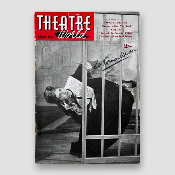 Sir Norman Wisdom Signed Theatre World Magazine