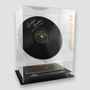10inch record ‘Once In love with Amy’ Personally Signed by Sir Norman Wisdom OBE in Perspex Display Case