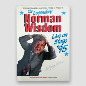 Sir Norman Wisdom Signed Programme ‘The Legendary Norman Wisdom‘ Live on Stage ’95