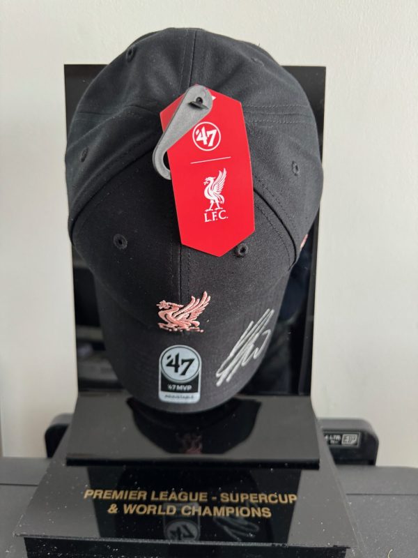 Jurgen Klopp signed In Silver Official Liverpool FC Black Cap (With Out Display)