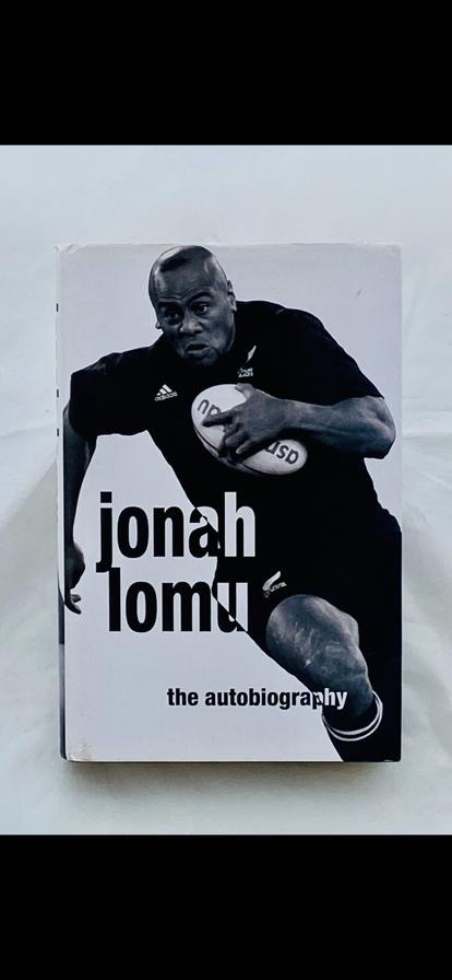 Jonah Lomu signed Autobiography , New Zealand Rugby Union star. Rare