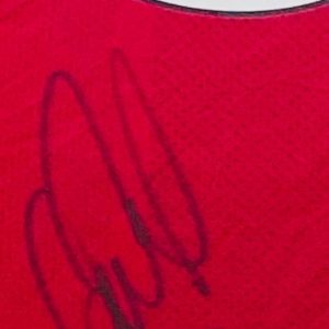 Professionally Framed Liverpool home shirt signed by Fabinho - Image 2