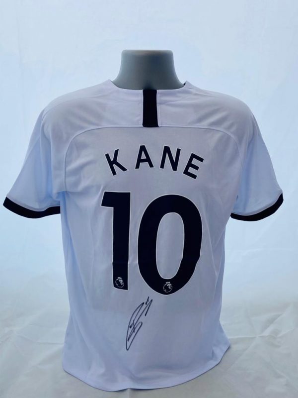 Tottenham Hotspurs Home Football  Shirt Signed by Harry Kane